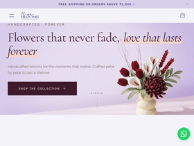 nisoblooms.com homepage screenshot