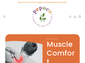pepoco.ca homepage screenshot