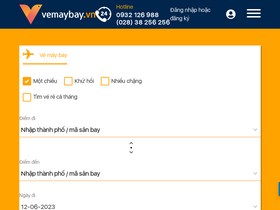 'vemaybay.vn' screenshot