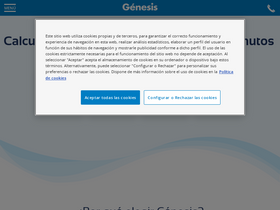 'genesis.es' screenshot