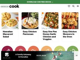 'centercutcook.com' screenshot
