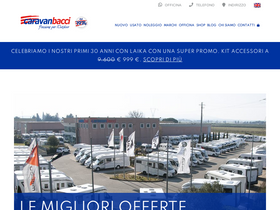 'caravanbacci.com' screenshot