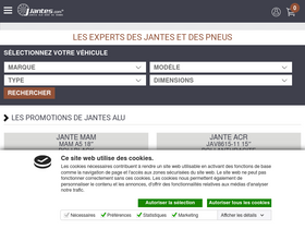 'jantes.com' screenshot