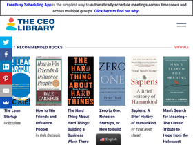 'theceolibrary.com' screenshot