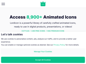 'lordicon.com' screenshot