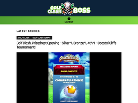 'golfclashboss.com' screenshot