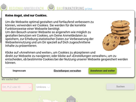 'regionalimmobilien24.de' screenshot