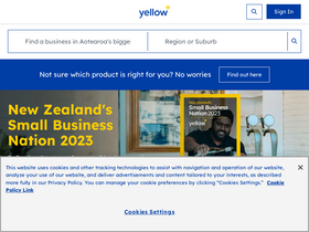 'yellow.co.nz' screenshot