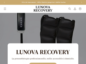 lunovarecovery.com homepage screenshot