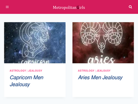 'metropolitangirls.com' screenshot