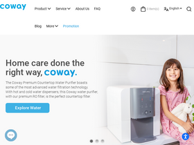 'coway-usa.com' screenshot