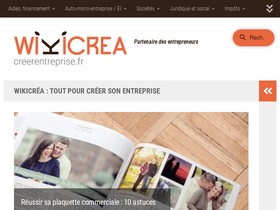 'creerentreprise.fr' screenshot