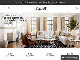 'bassettfurniture.com' screenshot
