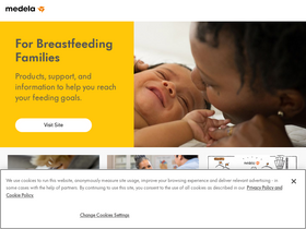 'medela.us' screenshot