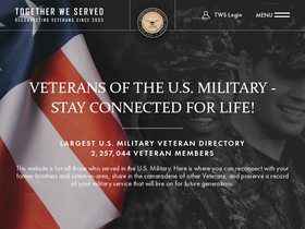 'togetherweserved.com' screenshot