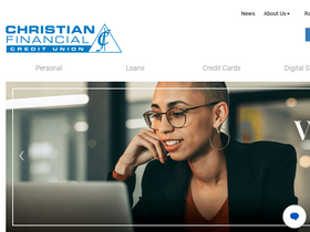'christianfinancialcu.com' screenshot