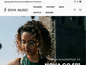 'enya-music.com' screenshot