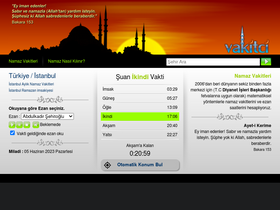 'vakitci.com' screenshot