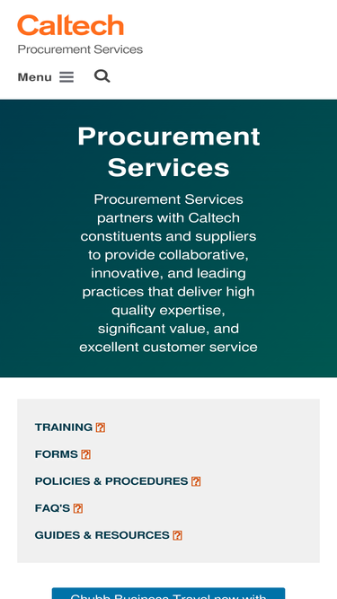 procurement.caltech.edu