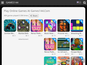'games144.com' screenshot