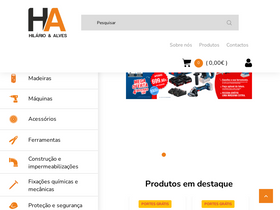 'hilarioalves.com' screenshot