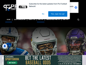 'profootballnetwork.com' screenshot