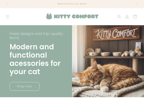 kittycomfortstore.com homepage screenshot