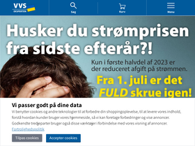 'vvs-eksperten.dk' screenshot