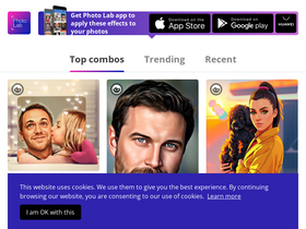 'photolab.me' screenshot