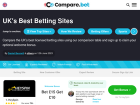 'compare.bet' screenshot