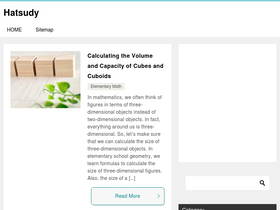 'hatsudy.com' screenshot