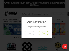 'eivape.com' screenshot