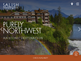 'salishlodge.com' screenshot