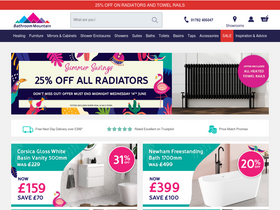 'bathroommountain.co.uk' screenshot