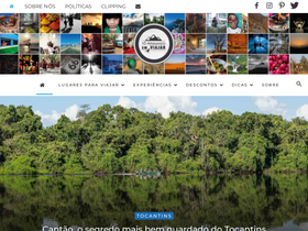 'topensandoemviajar.com' screenshot