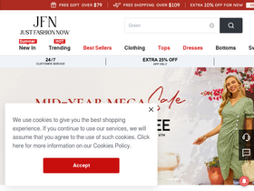 'justfashionnow.com' screenshot