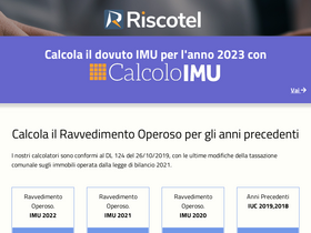 'riscotel.it' screenshot