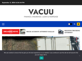 vacuu.shop homepage screenshot
