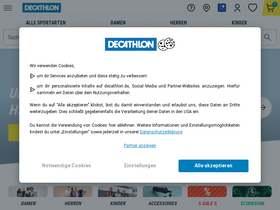 'decathlon.de' screenshot