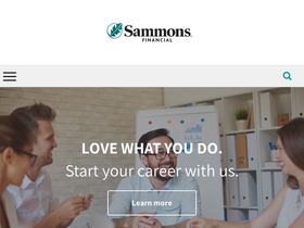 'sammonsfinancialgroup.com' screenshot