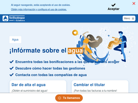 'tarifasdeagua.es' screenshot