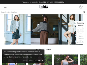 labizclothing.com homepage screenshot