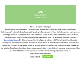 'karwendel-urlaub.de' screenshot