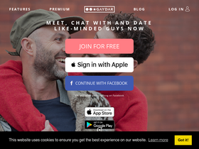 'gaydar.net' screenshot