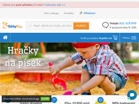 'darkyhry.cz' screenshot
