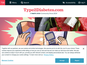 'type2diabetes.com' screenshot