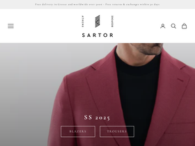 sartor.gr homepage screenshot