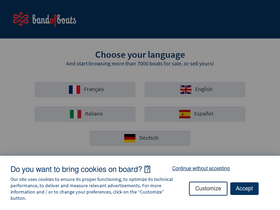 'bandofboats.com' screenshot
