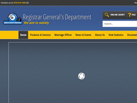 'rgd.gov.jm' screenshot