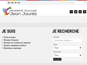 'univ-tlse2.fr' screenshot